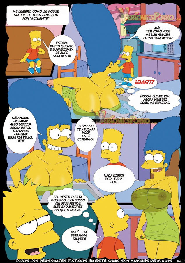 The Simpsons – Incesto Mãe e Filho – Hentai Comics