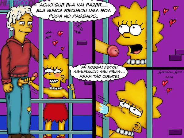 Visita da Lisa – The Simpson – Quadrinhos Eróticos