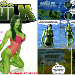 Mulher Hulk pelada na Ilha perdida – Comix