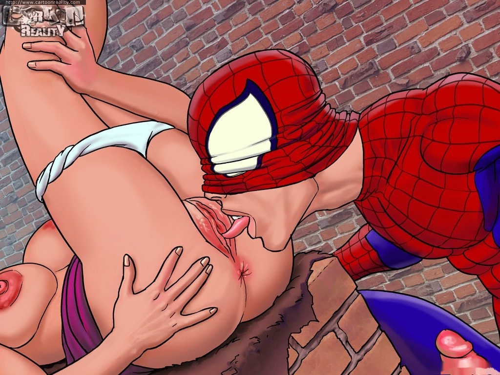 Spider – Homem Aranha socando Rola – Cartoon Reality