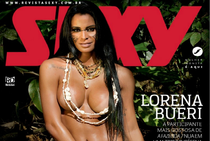 Lorena Bueri Nua na Revista Sexy – Fevereiro De 2015