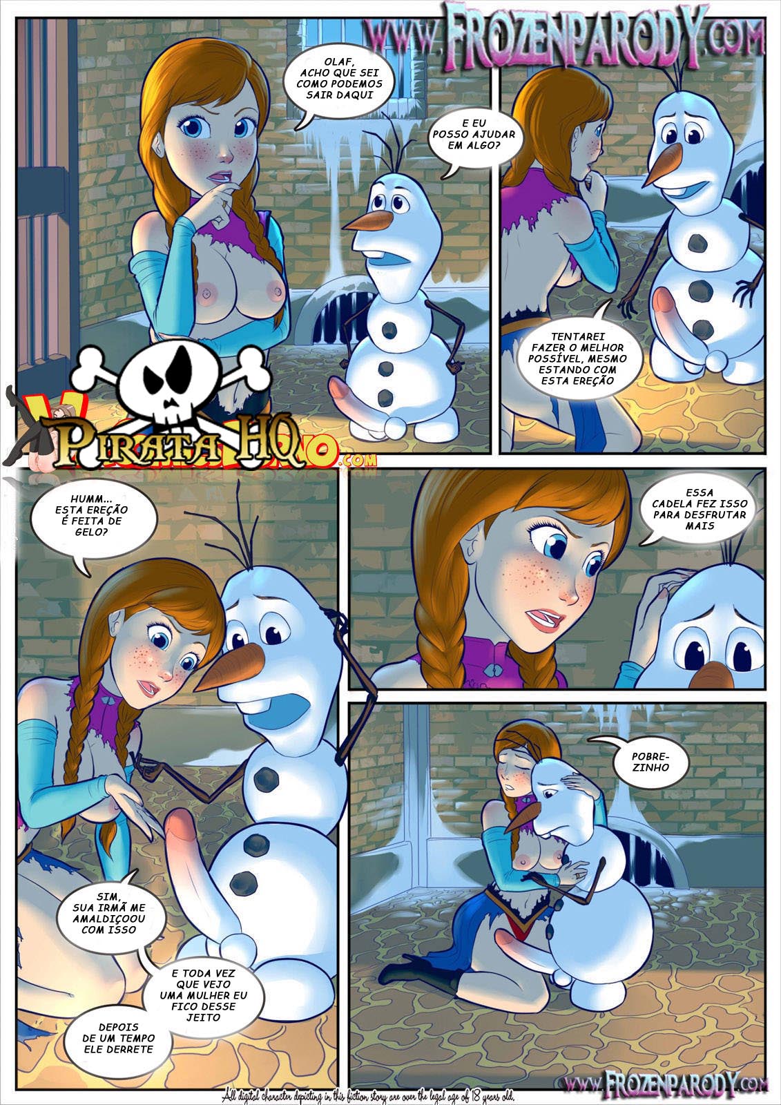 Frozen uma Paródia Pornô 3 – Quadrinhos Eróticos